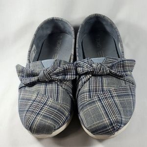 TOMS Cidadel Blue Plaid CloudBound Apargata
